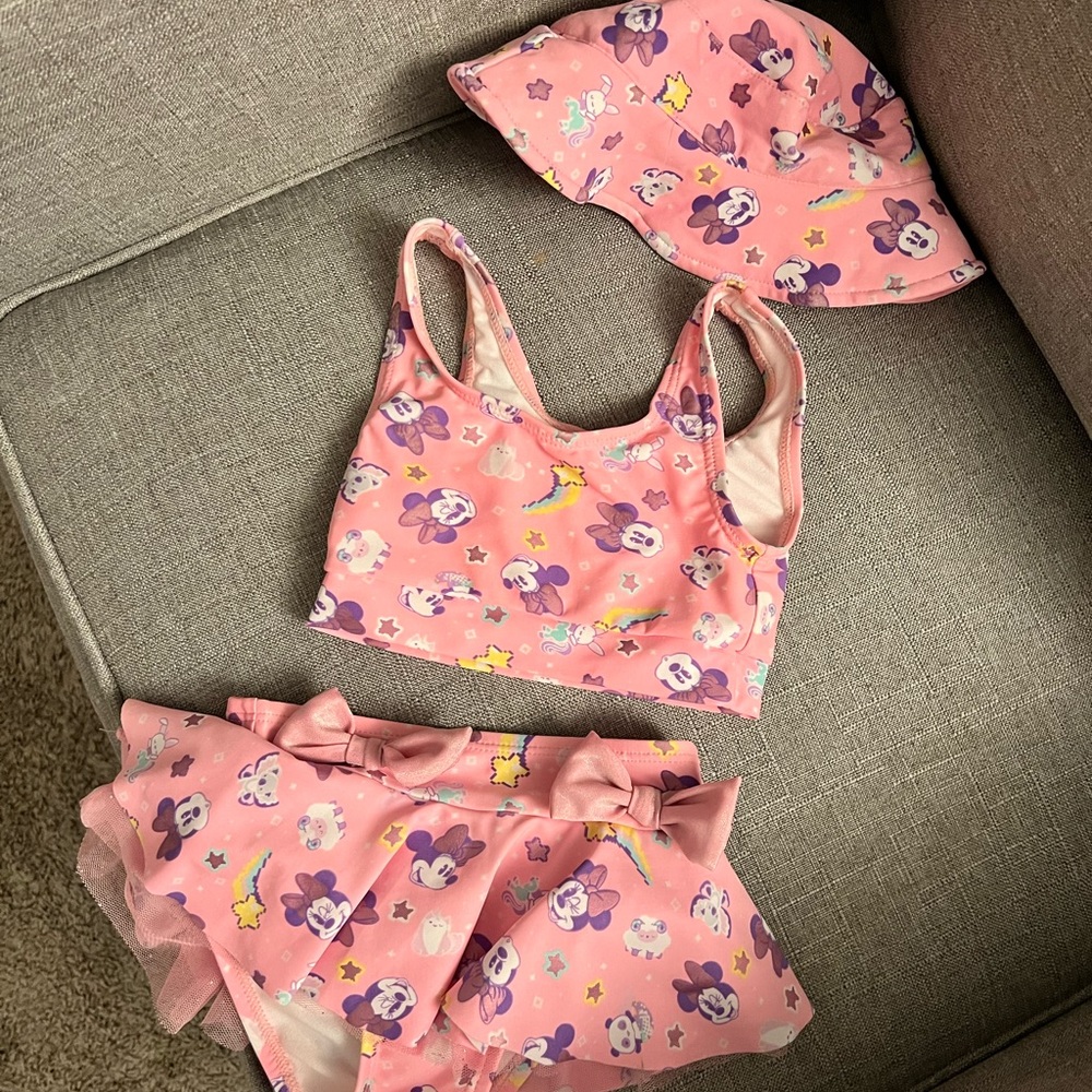 Baby Minnie Mouse Swimsuit 12 months